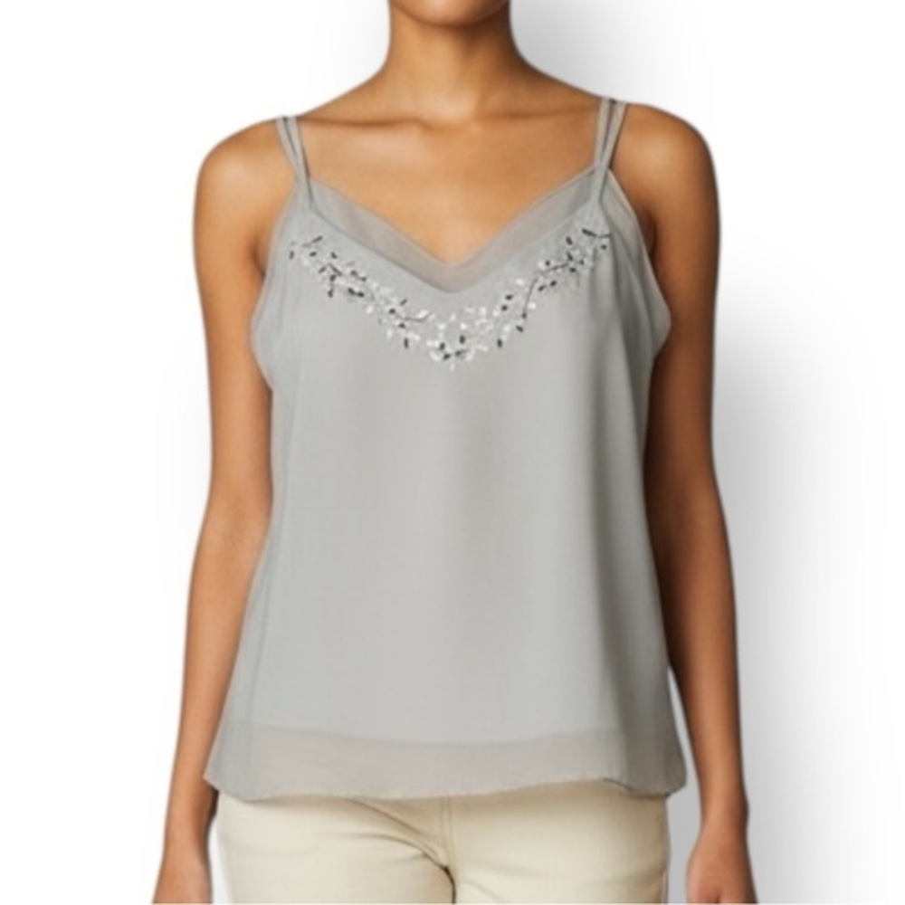 4/$20 Gilligan & O'Malley Embroidered Cami